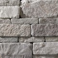 A grey stone veneer perfect for any hardscape idea on the exterior or interior of any home or landscape.