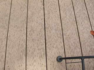 decking trex material defective spots patio supply uncovered exhibiting areas mildew