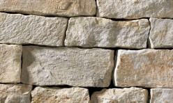 A very light grey stone veneer with very subtle tan accents perfect for any hardscape idea on the exterior or interior of any home or landscape.