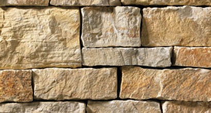 A tan and grey stone veneer perfect for any hardscape idea on the exterior or interior of any home or landscape.