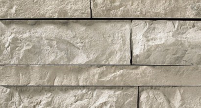 A light, neutral grey stone veneer perfect for any hardscape idea on the exterior or interior of any home or landscape.