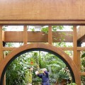 pergola with circle in center