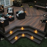 Timbertech deck with deck-lighting