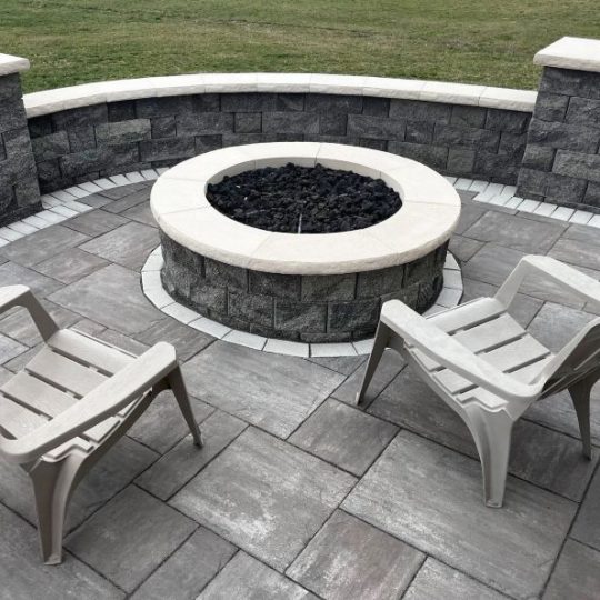Allan Block Courtyard Fire Pit