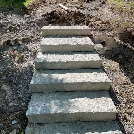 Colonial Gray Steps